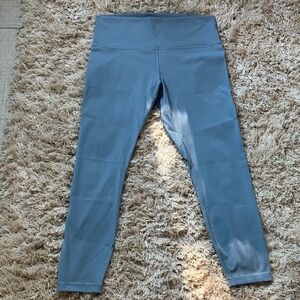 Women's High-Waisted Blue Leggings